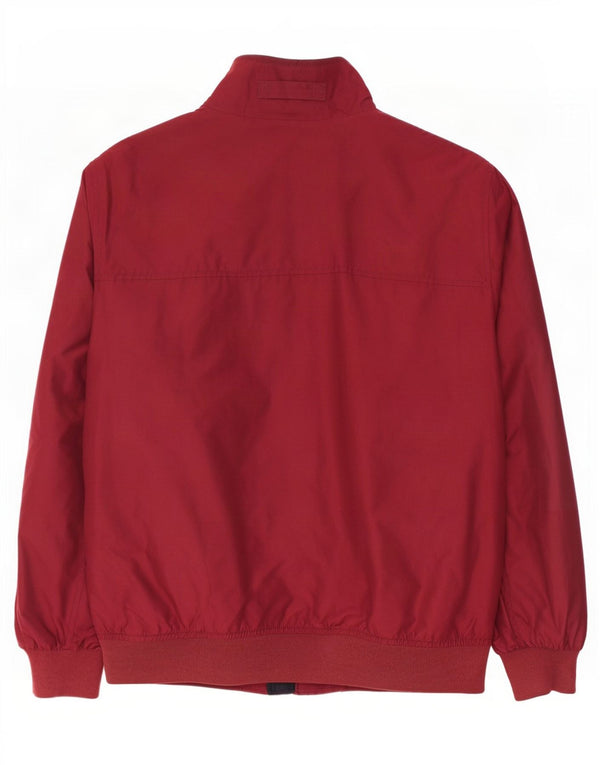Μπουφάν Gant Mens Bomber Windbreaker UK 42 XL Πολυεστέρας Βουργουνδίας