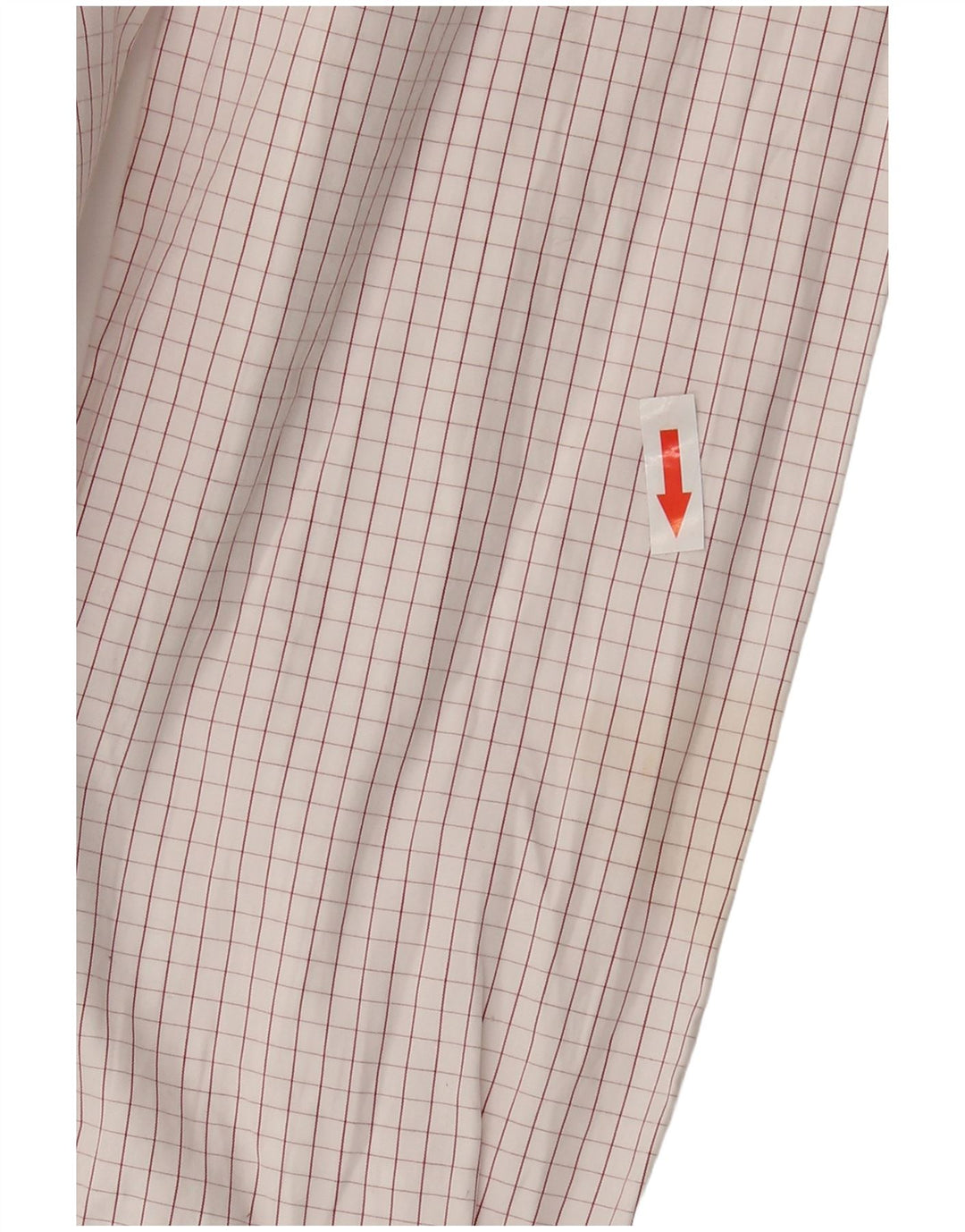 Ανδρικό πουκάμισο Massimo Dutti EU 42 Large White Check Cotton