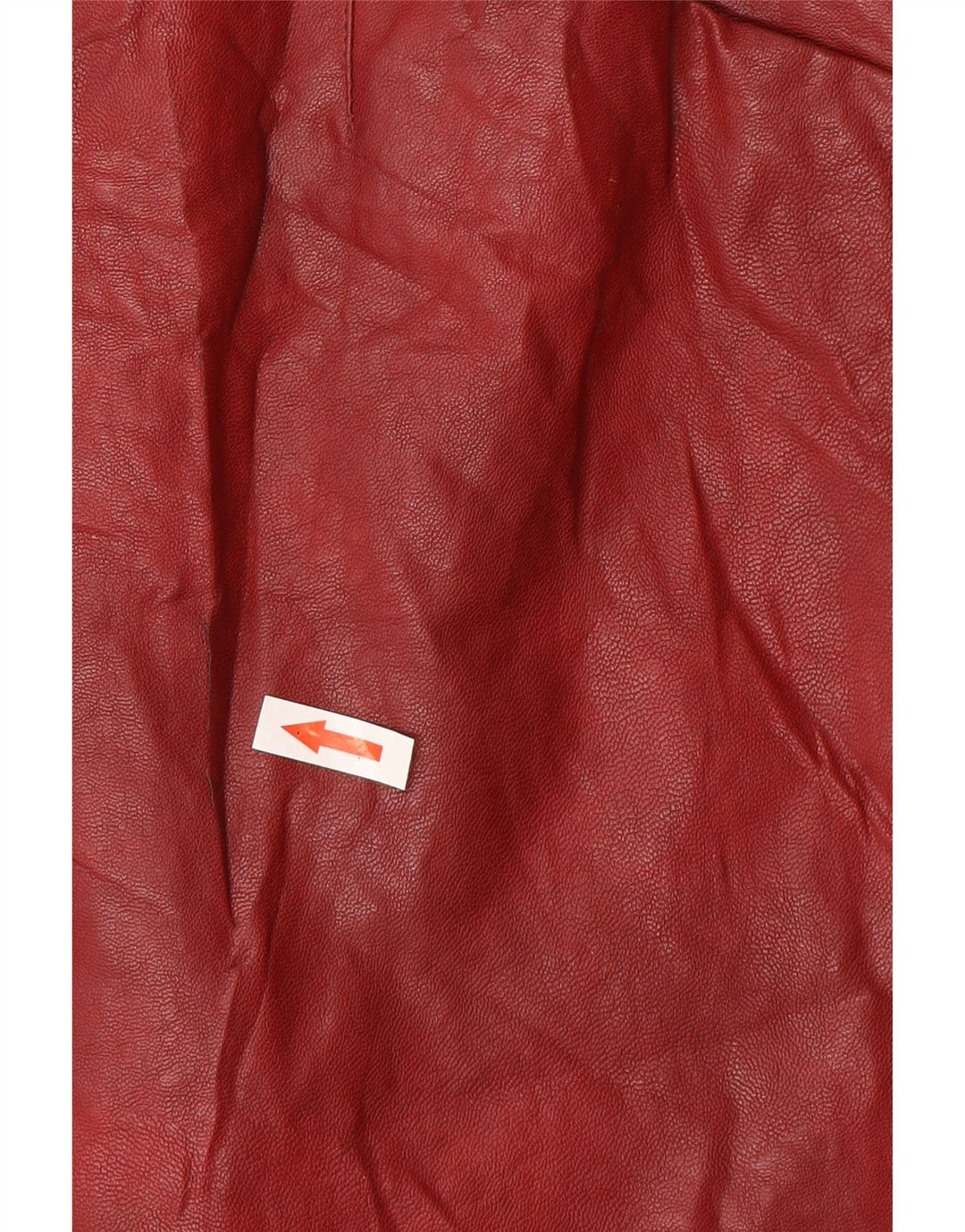 Zara Γυναικεία Δερμάτινη Φούστα Μικρή W26 Βουργουνδία