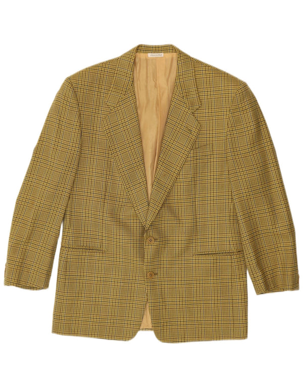 Pal Zileri Ανδρικό σακάκι σακάκι με 2 κουμπιά IT 50 Large Green Houndstooth