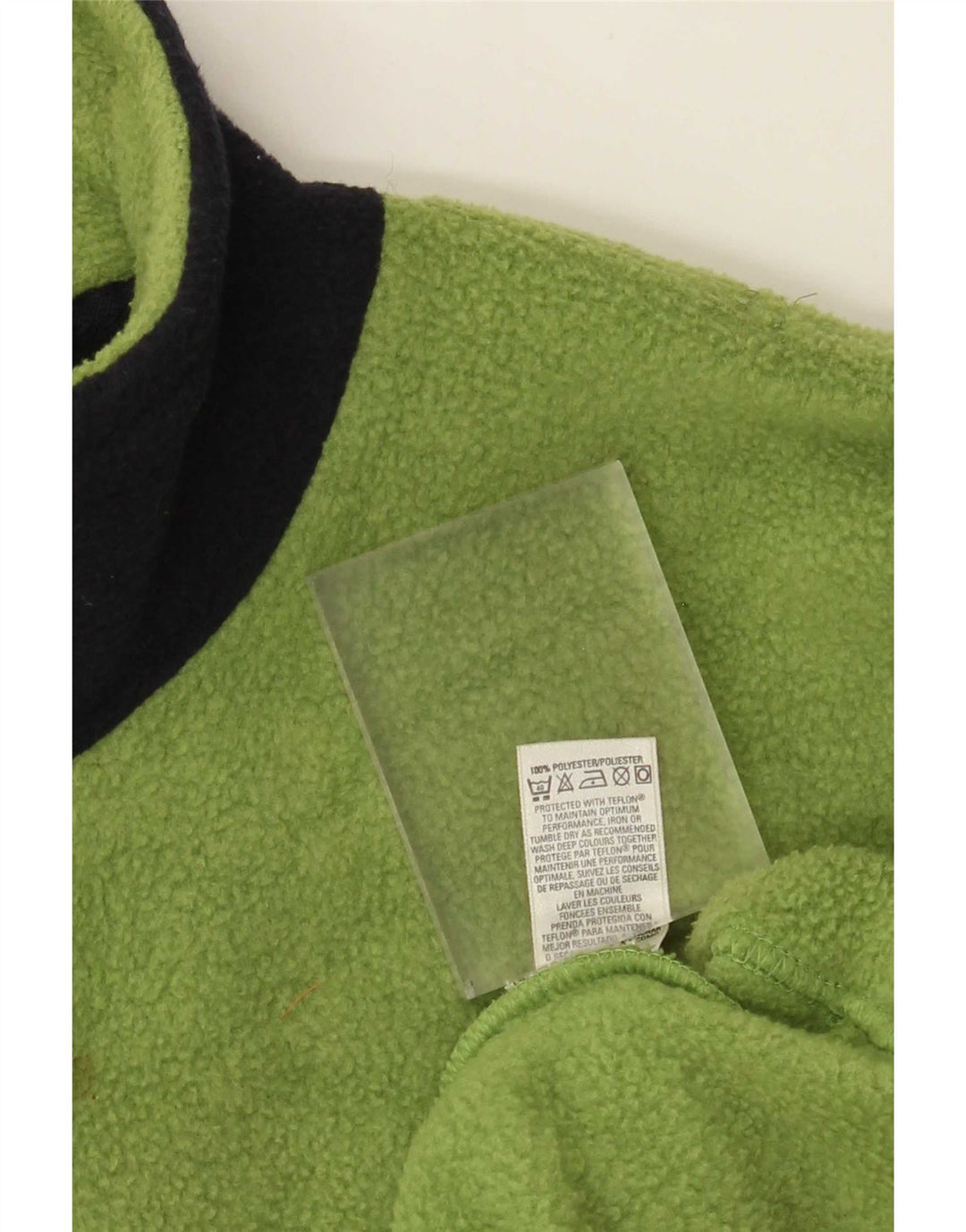 Marks & Spencer Ανδρικό φερμουάρ Fleece Jumper Μεγάλο πράσινο χρώμα
