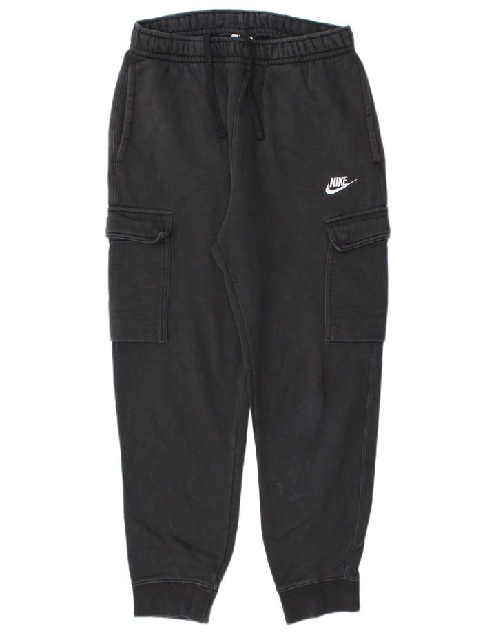 Ανδρική φόρμα NIKE Cargo Παντελόνι Joggers Μικρό μαύρο βαμβακερό