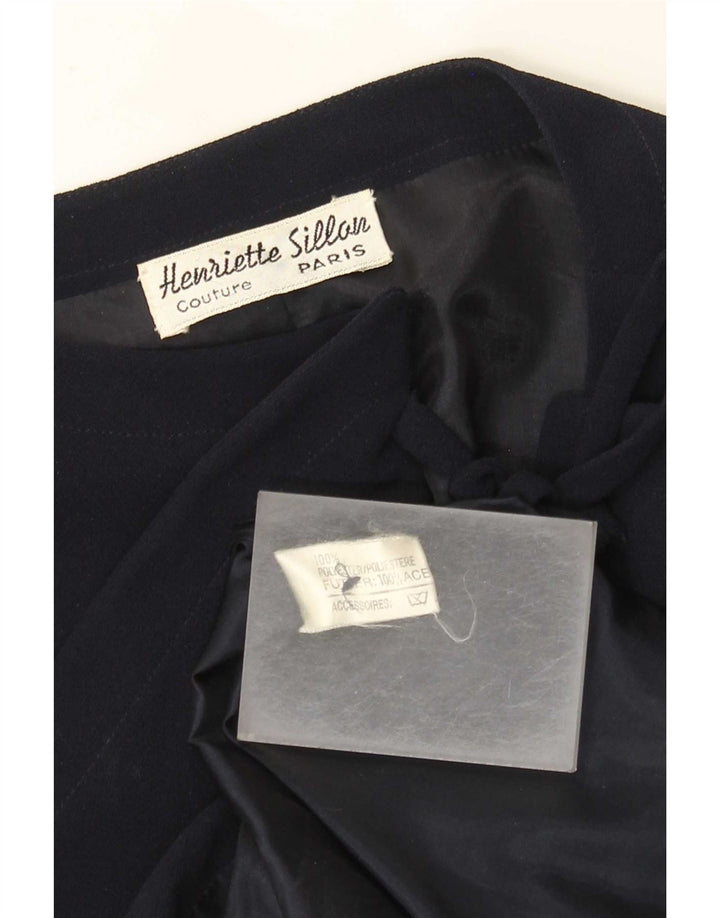 Vintage Γυναικείο ανοιχτό μπουφάν Bolero UK 18 XL Navy Blue Polyester