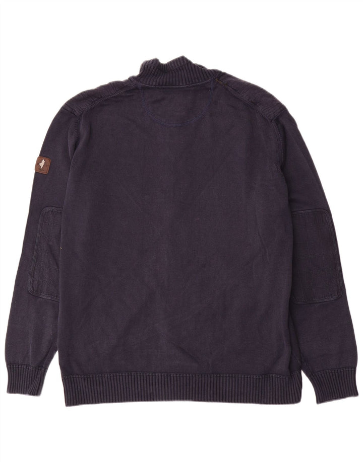 Ανδρικό πουλόβερ ζακέτα Marlboro Classics Full Zip 2XL Navy Blue