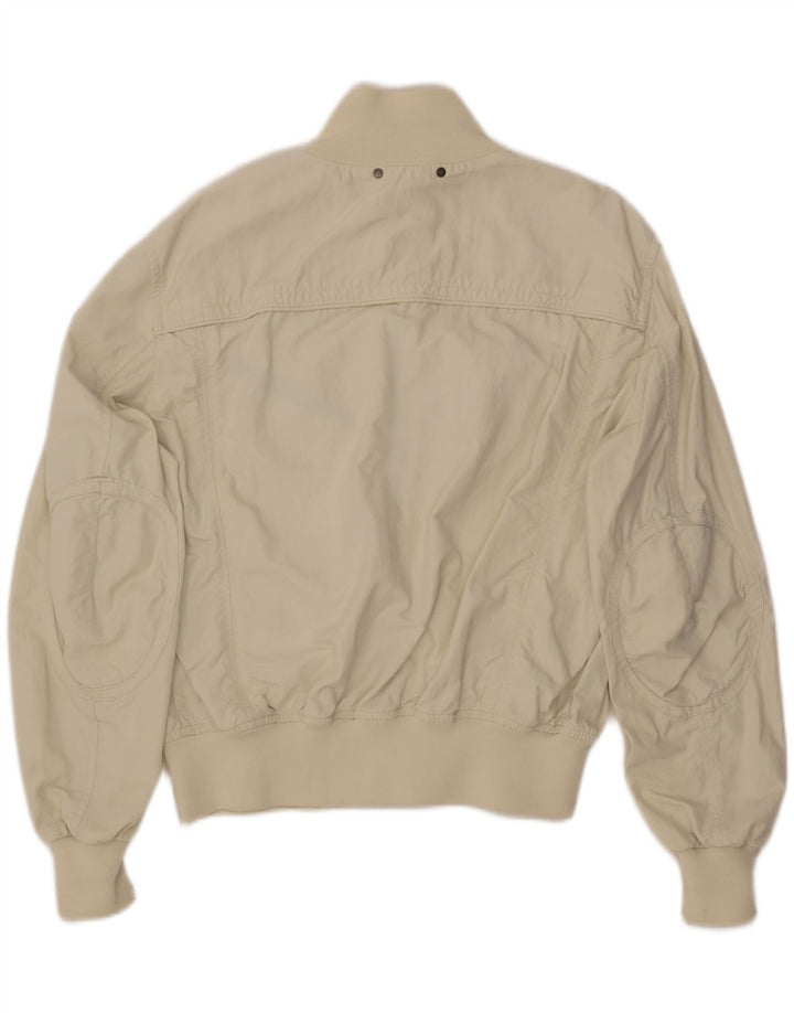 Ανδρικό μπουφάν PEUTEREY Bomber UK 40 Large Off White Nylon