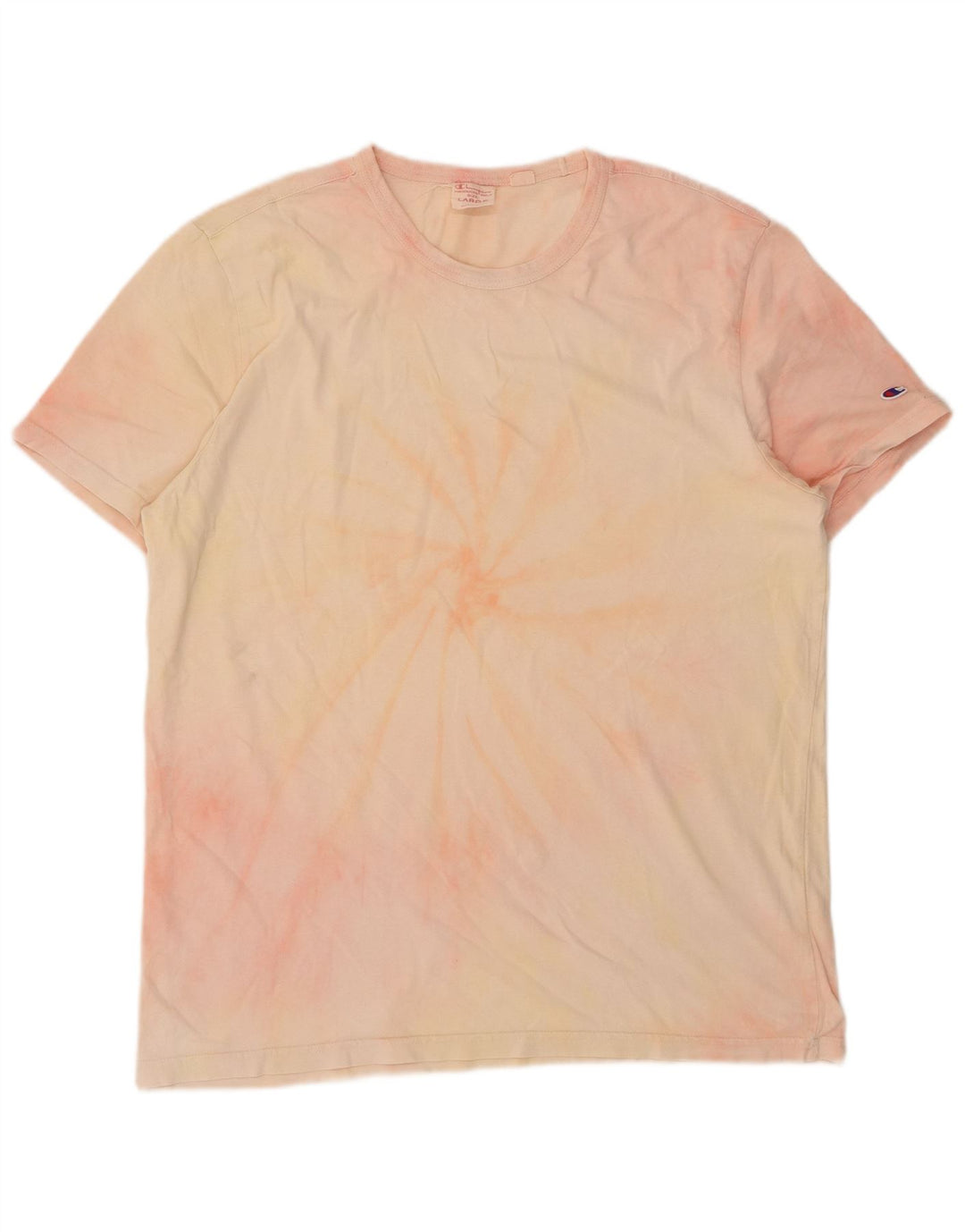 Ανδρικό T-Shirt Champion Top Large Pink Tie Dye