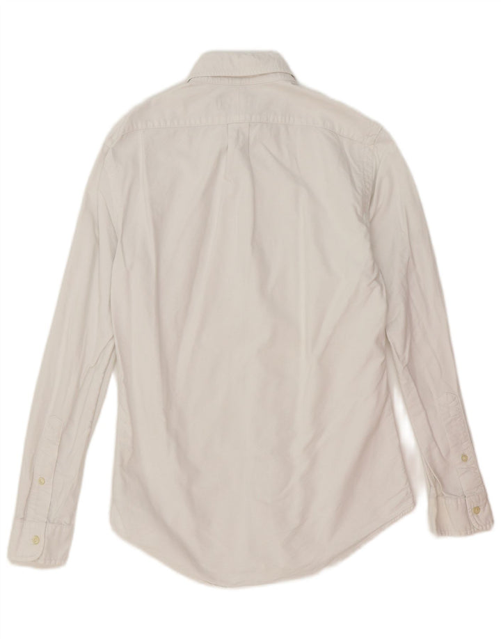 Ανδρικό πουκάμισο Ralph Lauren Slim Fit Μικρό λευκό βαμβακερό