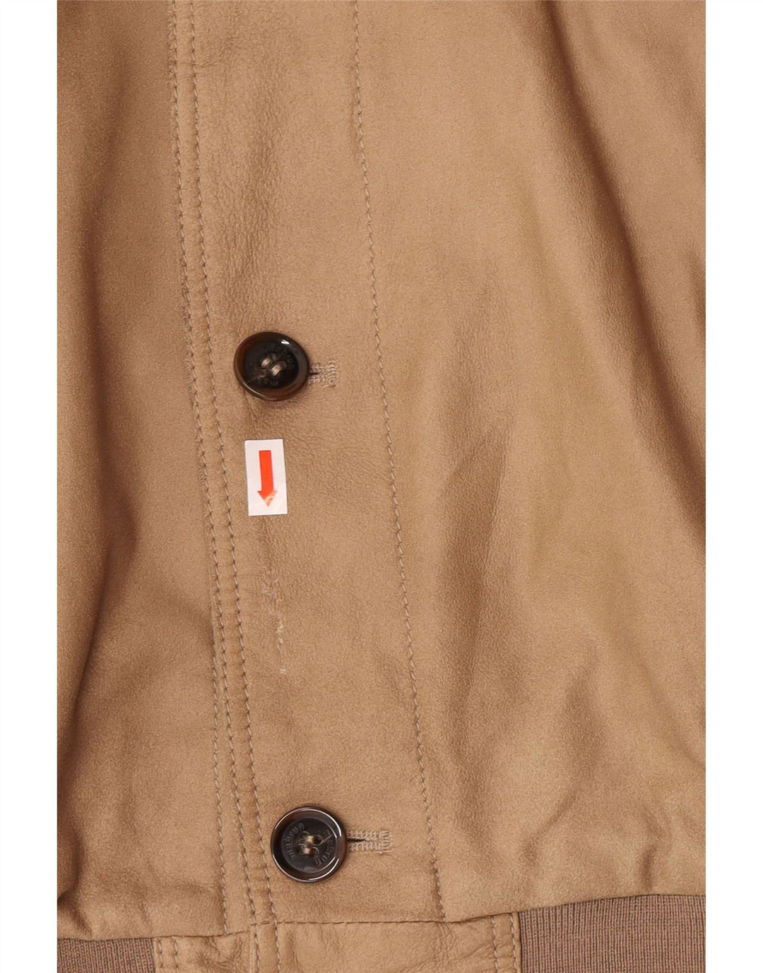 Mabrun Ανδρικό Δερμάτινο Μπουφάν Bomber IT 54 2XL Καφέ Δερμάτινο