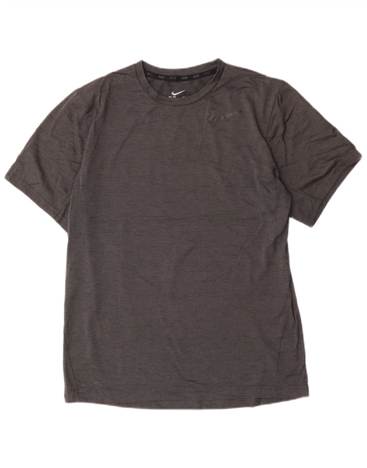 Ανδρικό μπλουζάκι Nike Dri Fit T-shirt με μικρό γκρι πολυεστέρα