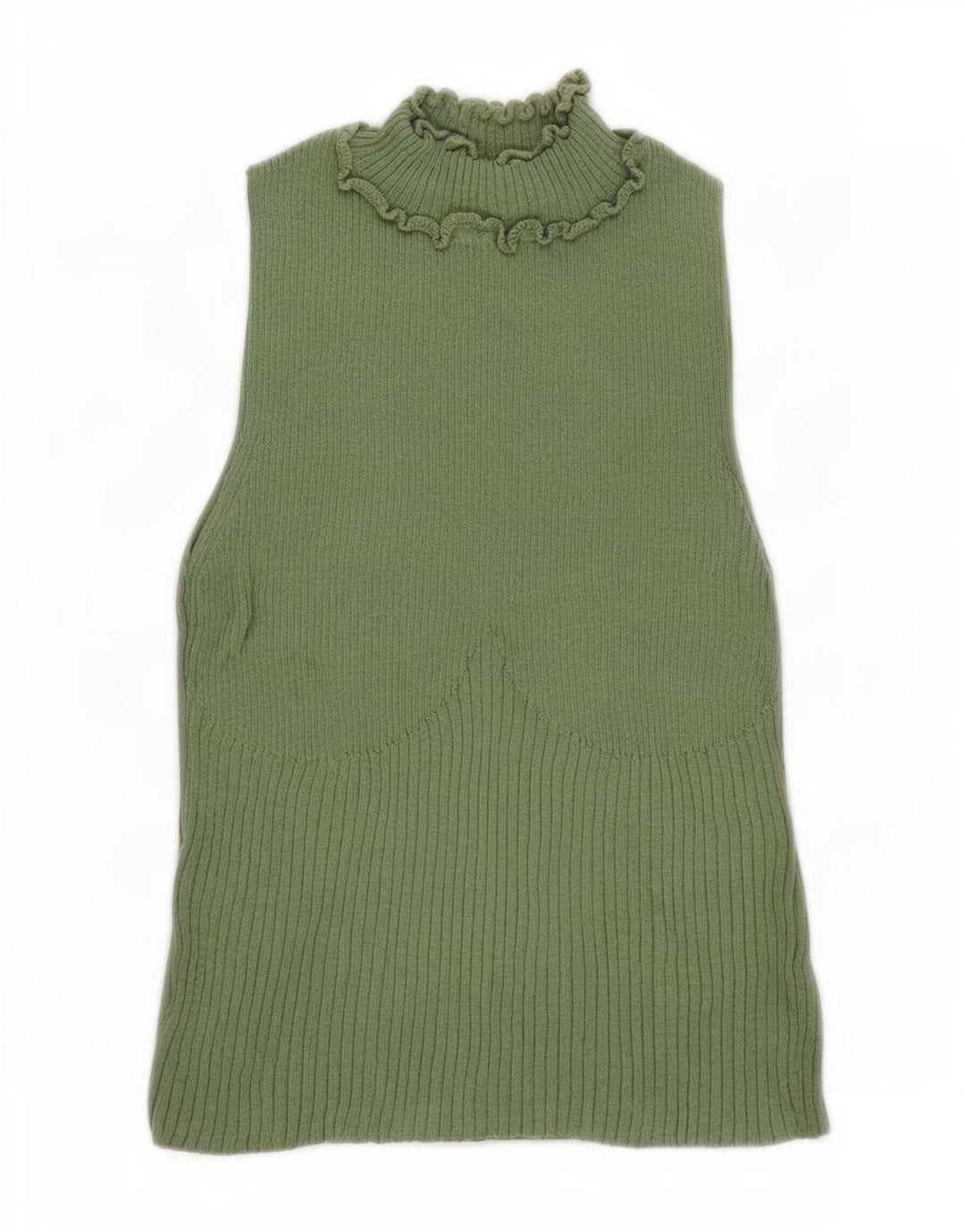 Topshop Γυναικείο γιλέκο Crop Top UK 8 Small Green