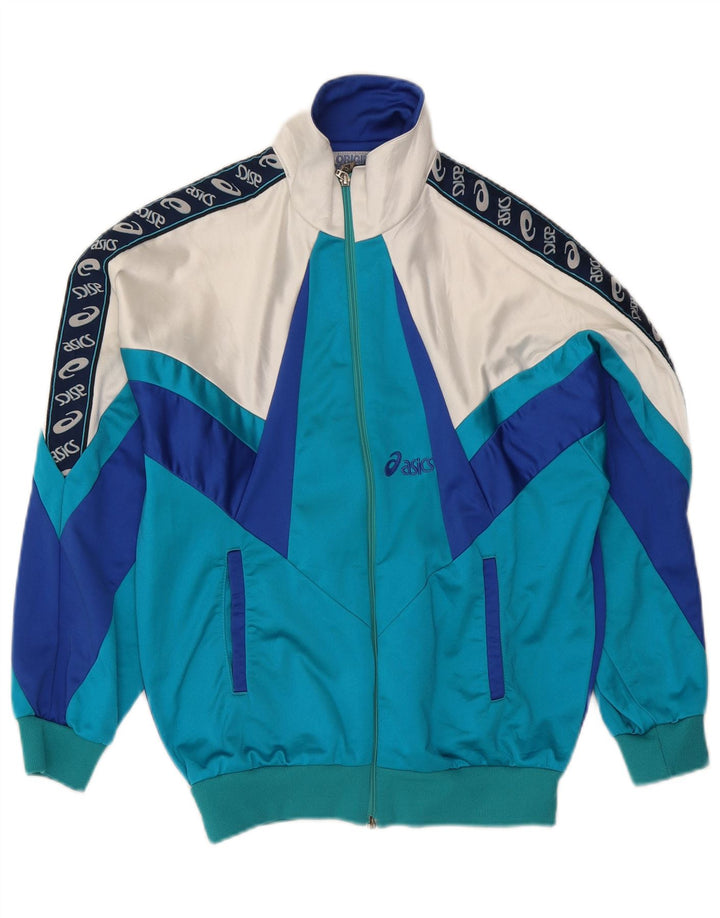 Ανδρική φόρμα γραφικών Asics Top Jacket IT 44 XS Blue Colourblock