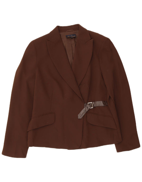 LUISA SPAGNOLI Γυναικείο σακάκι σακάκι IT 48 XL Καφέ Πολυεστέρας