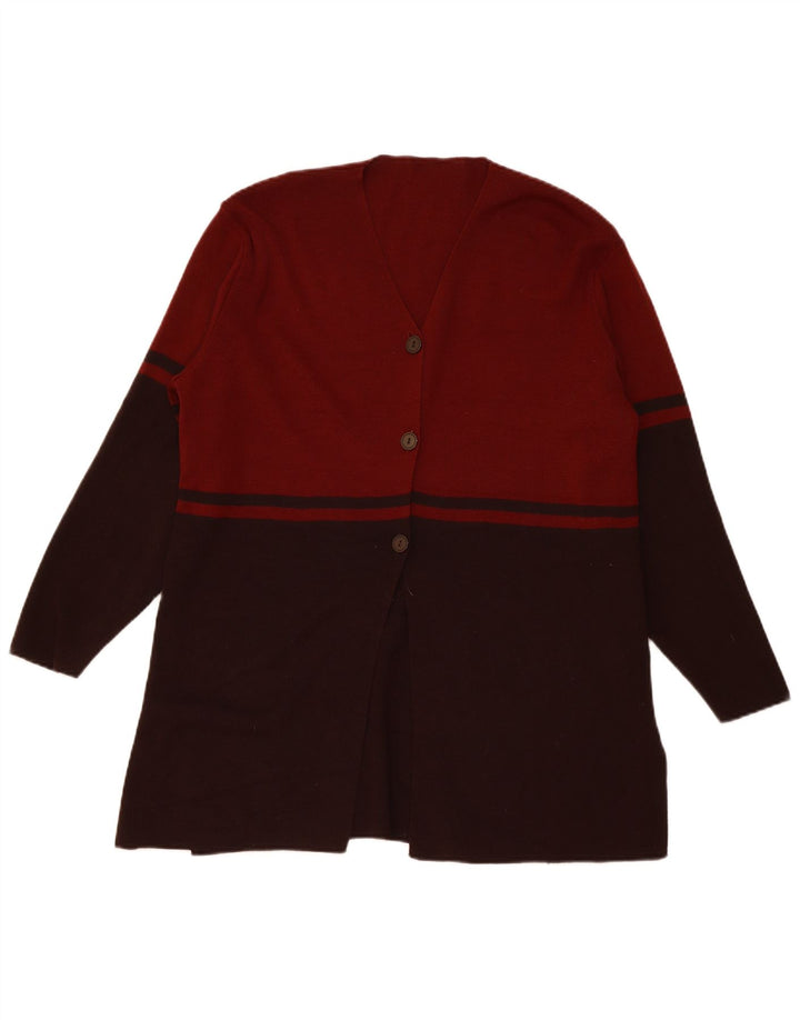 Marks & Spencer Γυναικείο πουλόβερ Longline Cardigan UK 12 Medium Brown