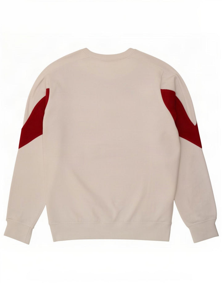 Ανδρικό φούτερ Champion Jumper, μεσαίο λευκό χρώμα, βαμβακερό