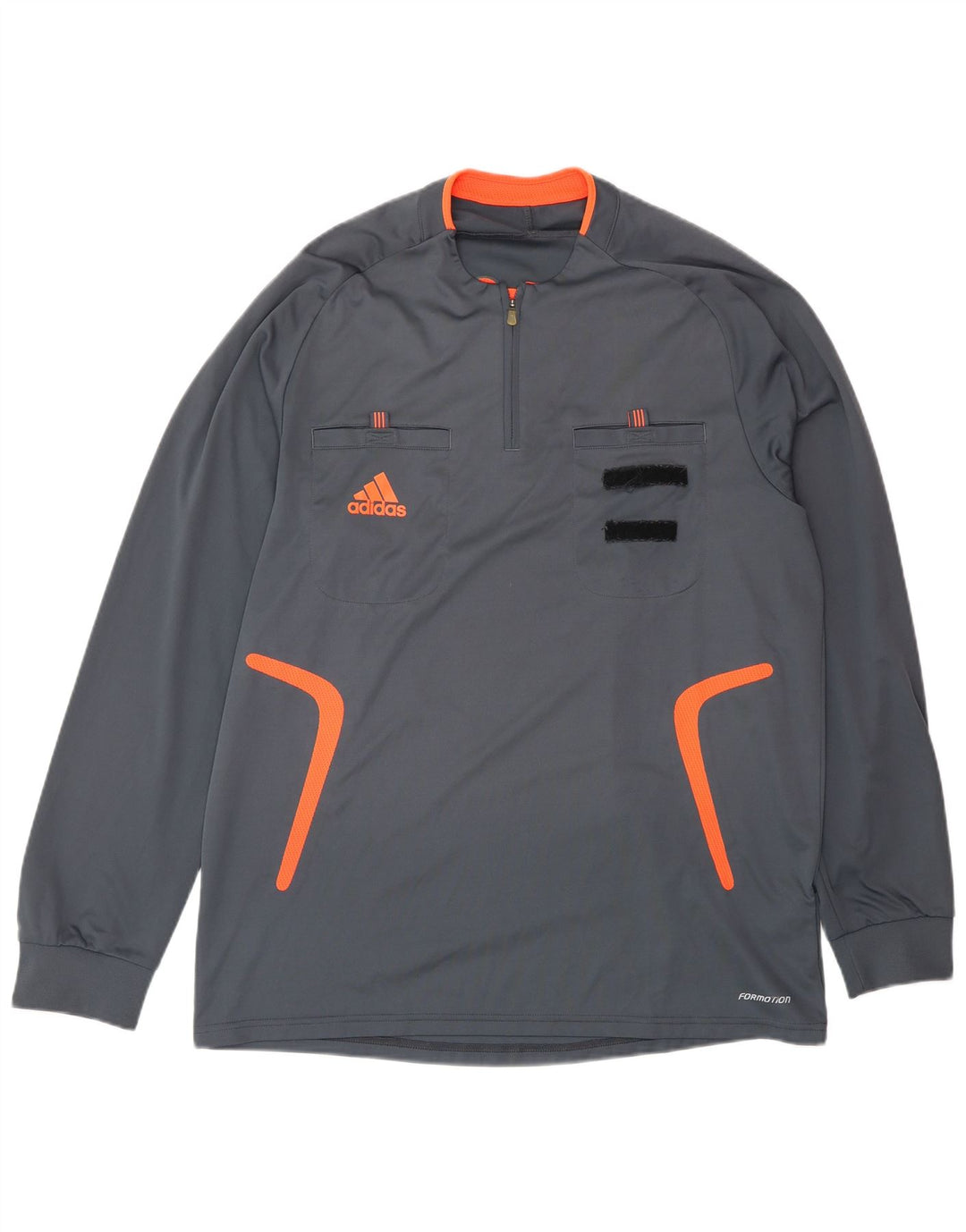 ADIDAS Mens Clima 365 Top Μακρυμάνικο Μεγάλο Γκρι Πολυεστέρας