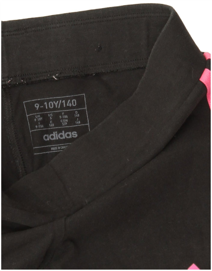Adidas Κοριτσίστικα κολάν 9-10 ετών Μαύρο