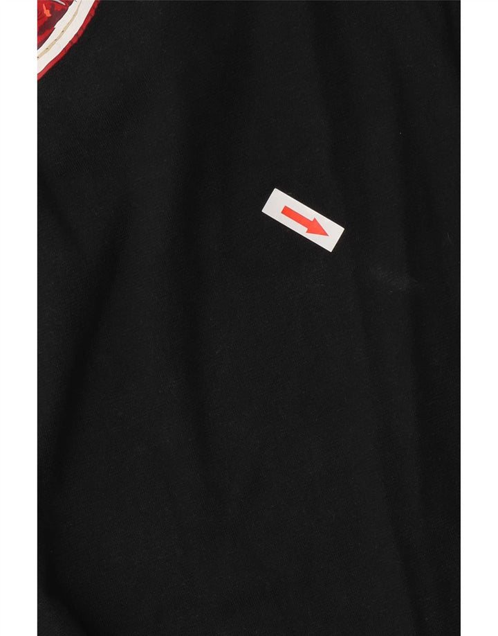 Ανδρικό μπλουζάκι Jordan Oversized γραφικό μπλουζάκι, μικρό μαύρο βαμβακερό