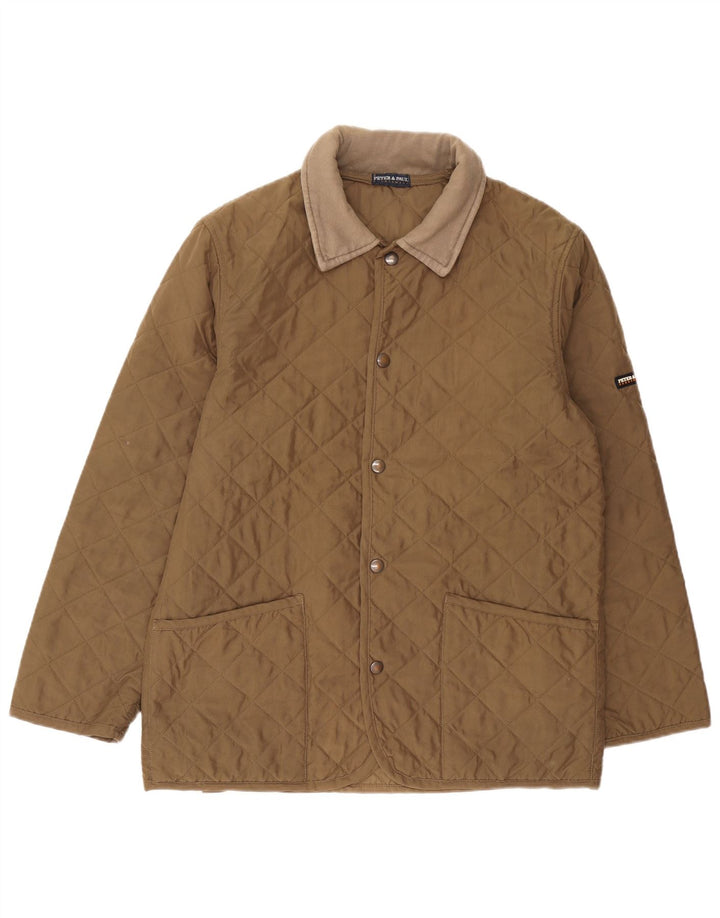 Peter & Paul Ανδρικό καπιτονέ μπουφάν UK 38 Medium Khaki