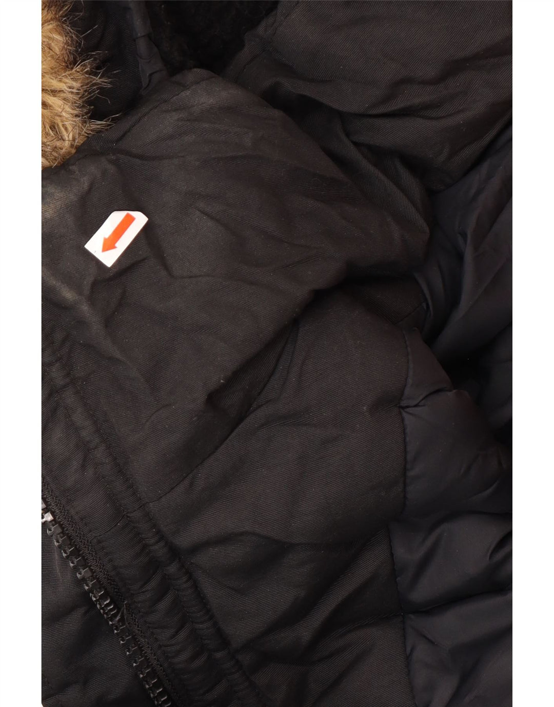 Superdry Γυναικείο Μπουφάν Parka UK 12 Medium Black Winter