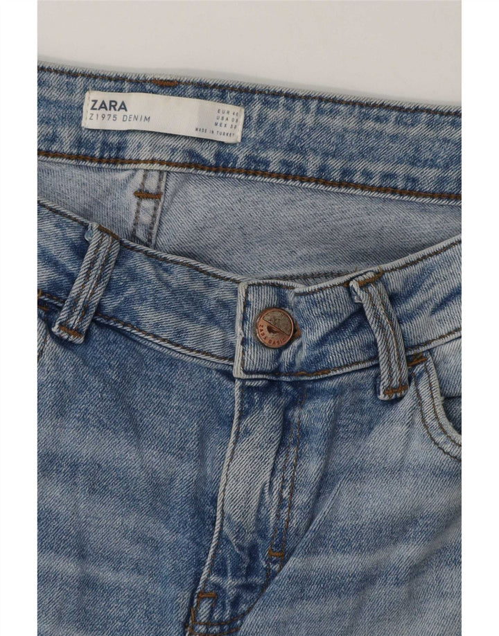 Zara Γυναικείο Straight Jeans EU 40 Medium W30 L26 Blue