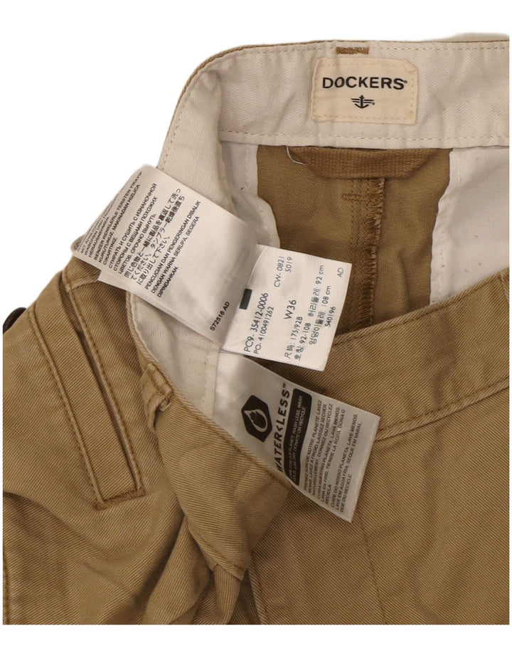 DOCKERS Ανδρικό σορτς Cargo W36 Μεγάλο Μπεζ Βαμβακερό