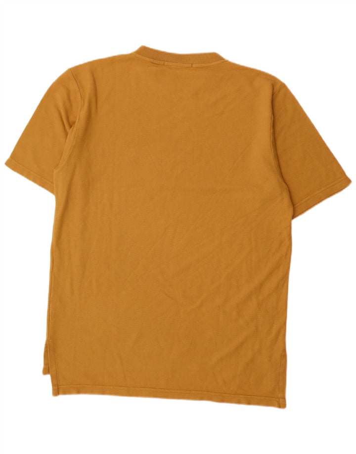 Ανδρικό T-Shirt Henry Cottons Τοπ μεσαίο κίτρινο βαμβακερό