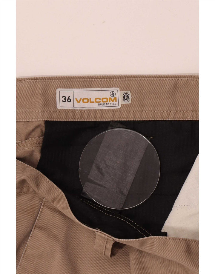 Ανδρικό σορτς Chino Volcom Large W36 Beige Polyester