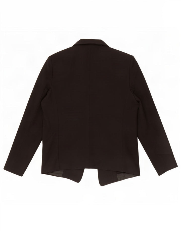 Topshop Γυναικείο Open Blazer Jacket UK 14 Large Black Polyester