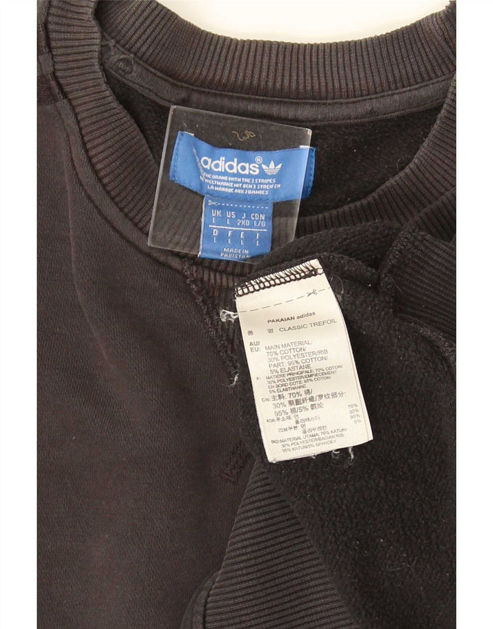Ανδρικό φούτερ Adidas Jumper μεγάλο γκρι βαμβακερό