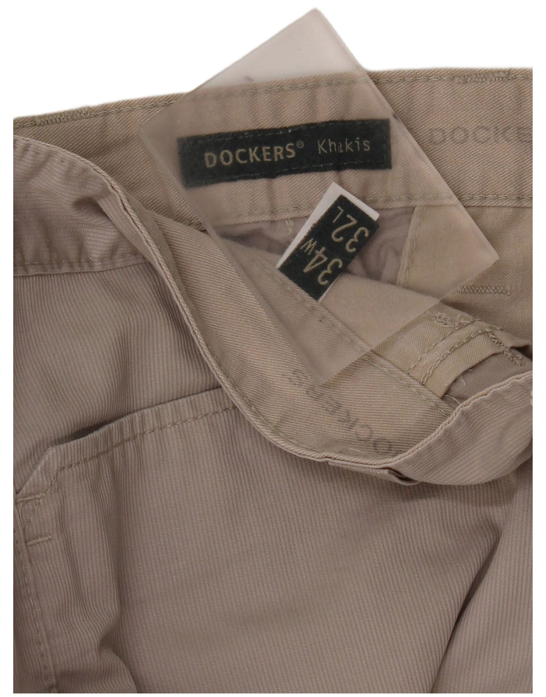 Dockers Ανδρικό Χακί Παντελόνι Chino Regular Fit W34 L29 Γκρι βαμβακερό