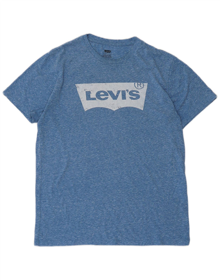 Ανδρικό γραφικό T-shirt Levi's Top Medium Blue Flecked