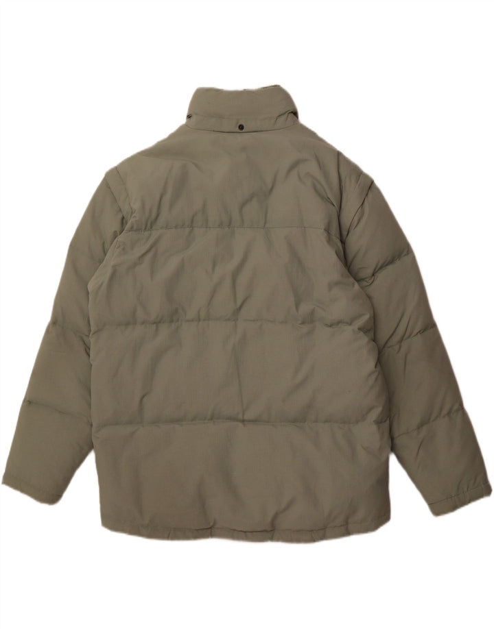 Ανδρικό μπουφάν FILA με επένδυση UK 40 Large Green Polyamide