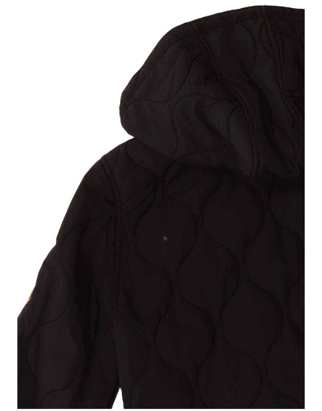LYLE & SCOTT Ανδρικό μπουφάν με κουκούλα UK 40 μεγάλο μαύρο βαμβακερό