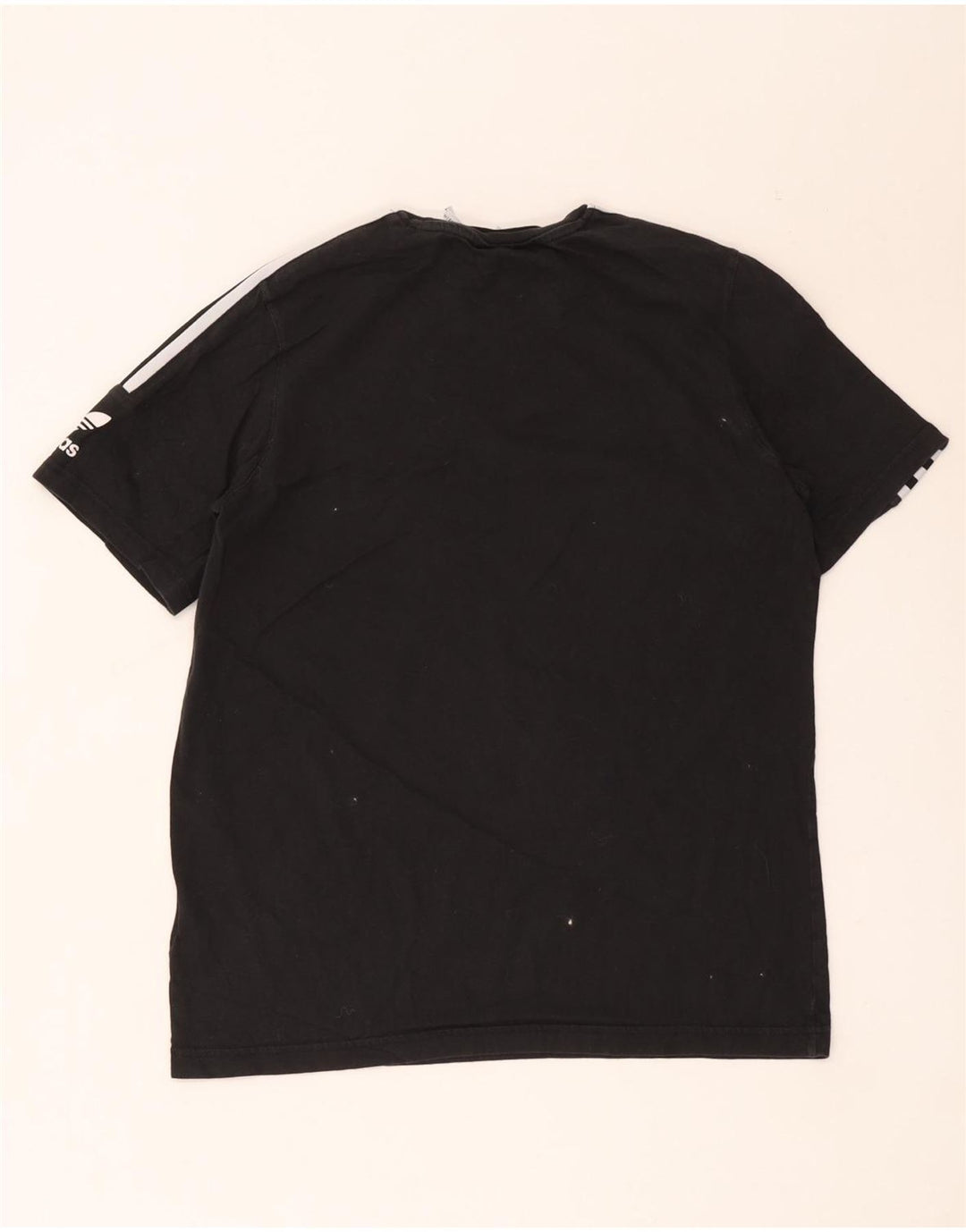 Ανδρικό T-Shirt Adidas Τοπ μεσαίο μαύρο βαμβακερό