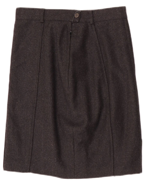 Vintage γυναικεία ίσια φούστα W26 Small Grey