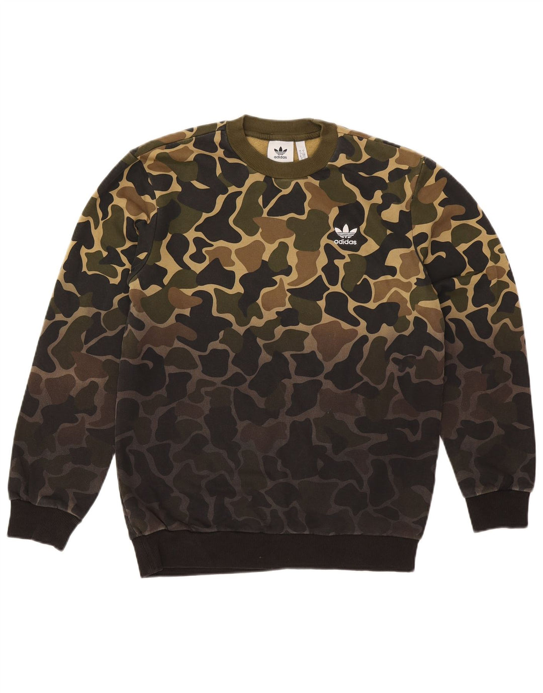 Ανδρικό φούτερ Adidas Jumper Μικρό Χακί Καμουφλάζ Βαμβακερό