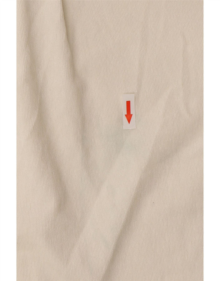 Zara Γυναικείο πουκάμισο Oversized UK 14 Medium White Polyester