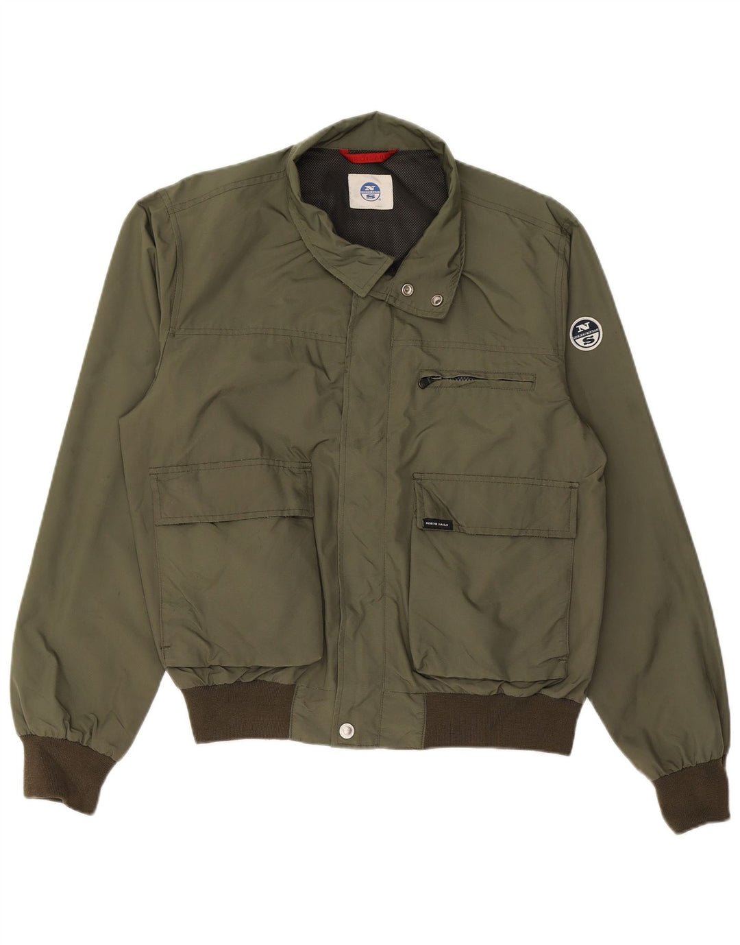 NORTH SAILS Ανδρικό μπουφάν UK 40 Large Khaki Nylon