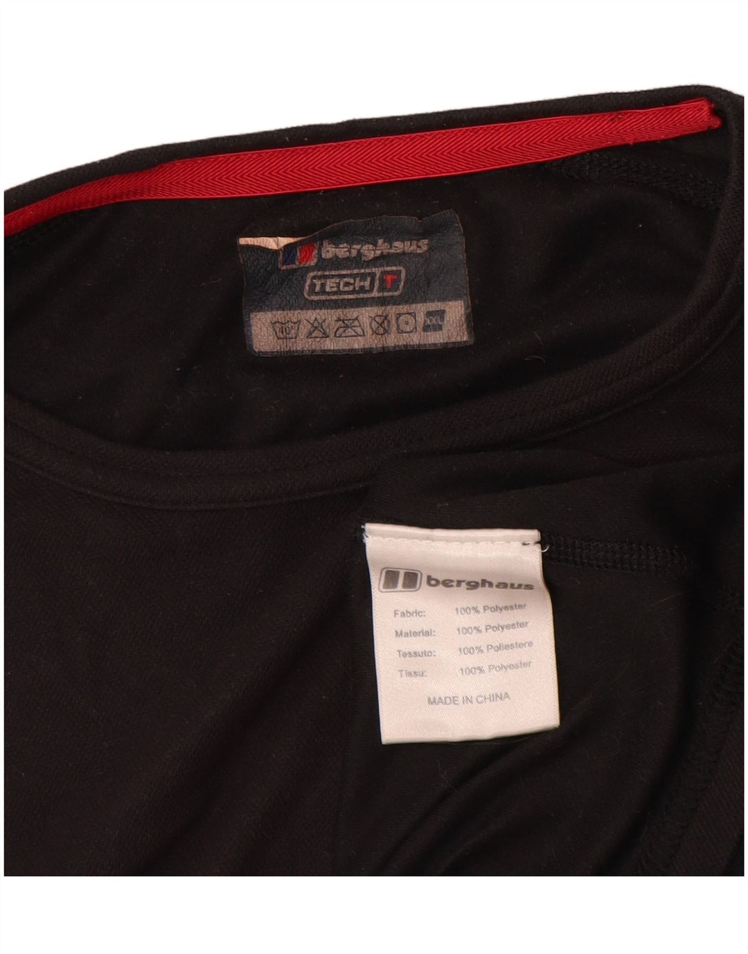 Ανδρικό T-Shirt Berghaus Top 2XL Μαύρο Πολυεστέρα