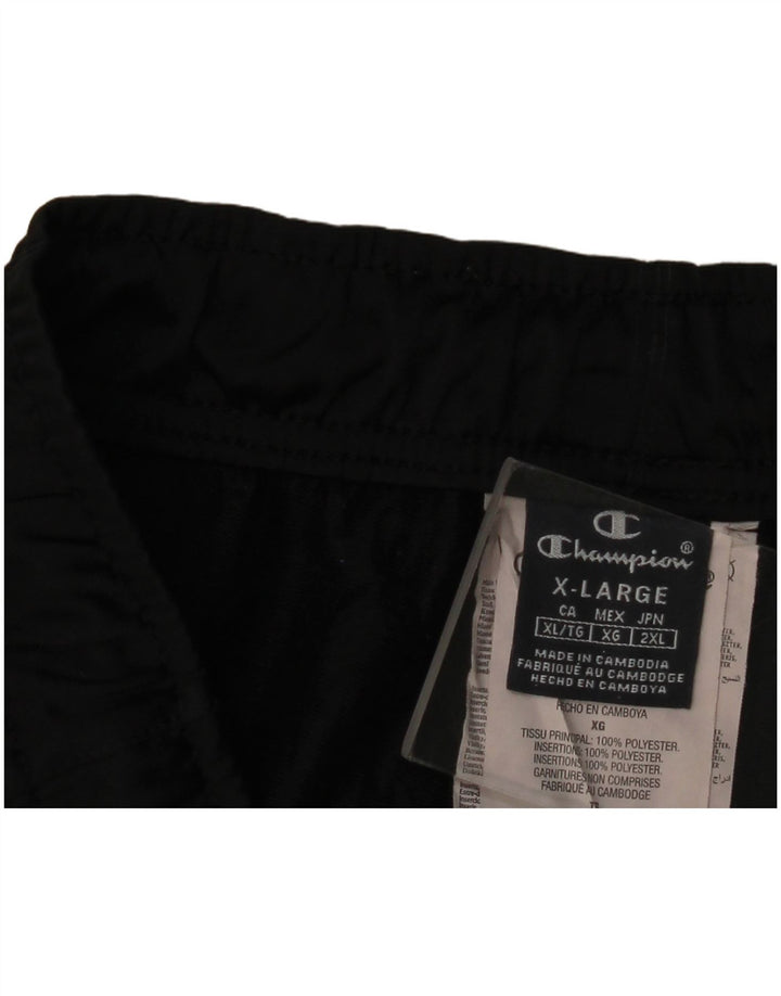 Ανδρική φόρμα CHAMPION Παντελόνι Joggers XL Μαύρο Colourblock Πολυεστέρας