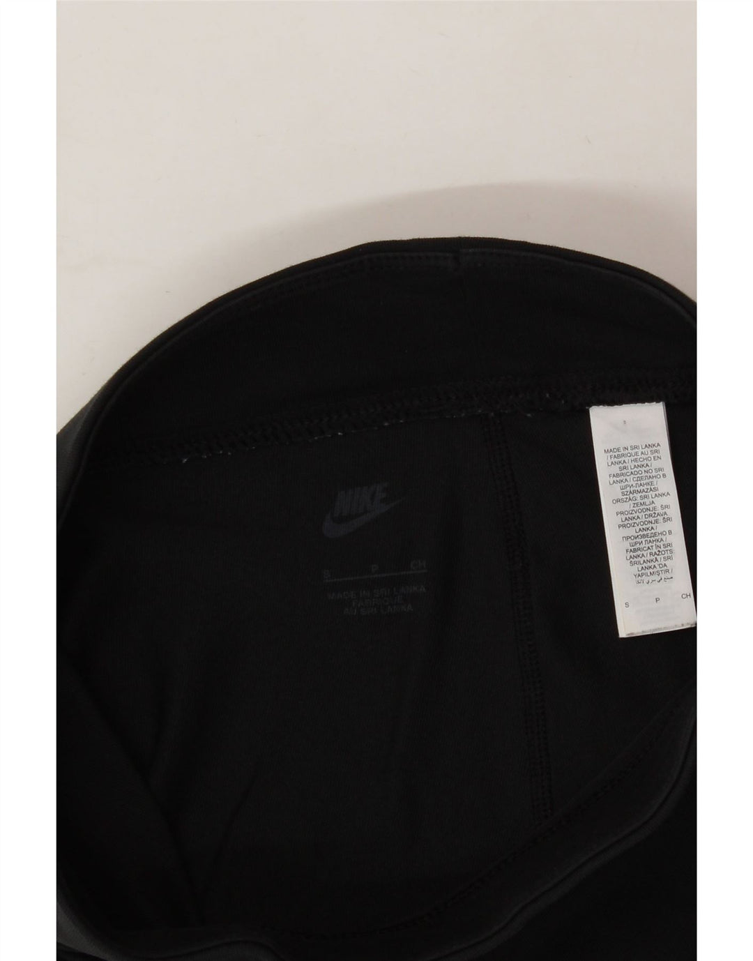 NIKE Womens Graphic Leggings UK 10 Small  Black Cotton Vintage Nike and Second-Hand Nike from Messina Hembry 