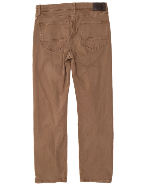 Ανδρικό ίσιο casual παντελόνι Marks & Spencer W34 L31 Beige