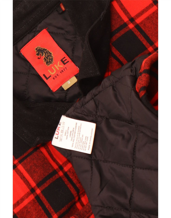 Luke 1977 Ανδρικό πουκάμισο φανέλας ξυλοκόπος XL Red Check Nylon
