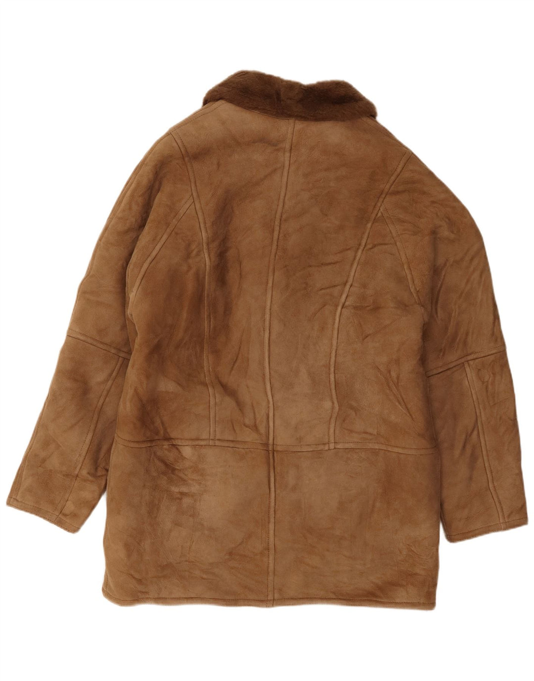 Ανδρικό παλτό Breco's Shearling IT 52 XL Beige Shearling