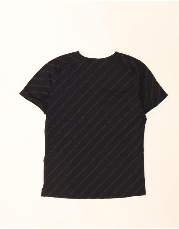 Ανδρικό γραφικό μπλουζάκι Under Armour Top Large Μαύρο ριγέ νάιλον Sports