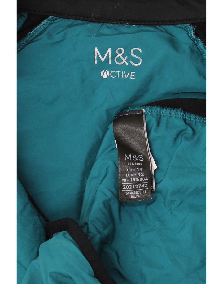 Γυναικεία αθλητική φόρμα Marks & Spencer Top Jacket UK 14 Large Green Colourblock
