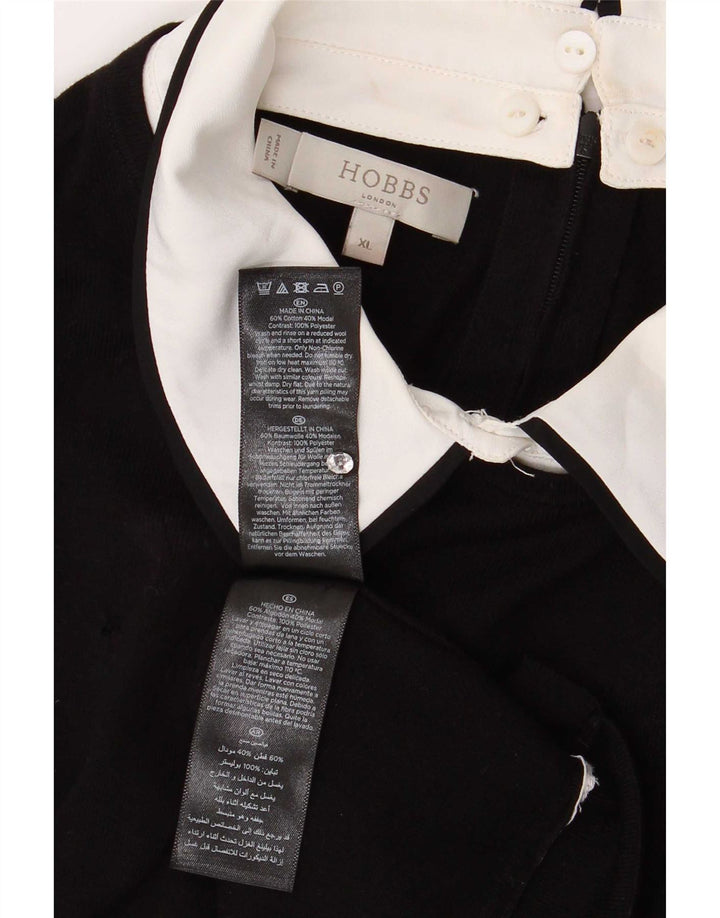 Hobbs Γυναικεία Μπλούζα Τοπ UK 18 XL Μαύρο βαμβακερό