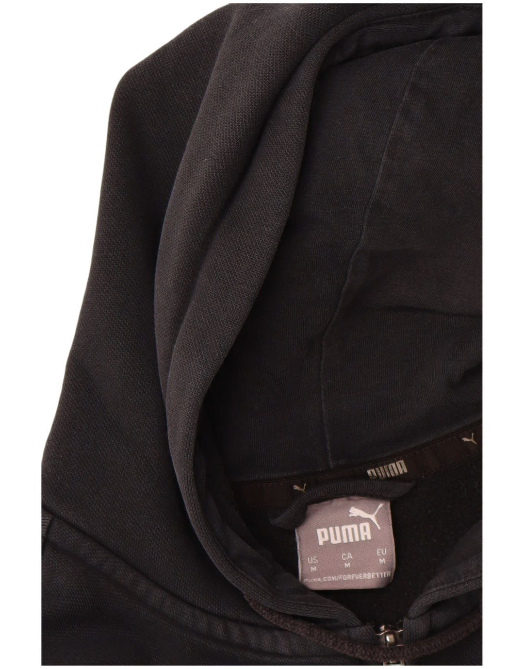 Γυναικείο πουλόβερ Puma με φερμουάρ UK 14 Μεσαίο Μαύρο