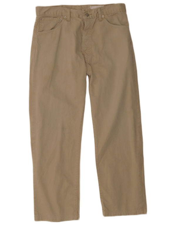 Levi's Mens 551 Straight Casual Παντελόνι W36 L28 Μπεζ βαμβακερό
