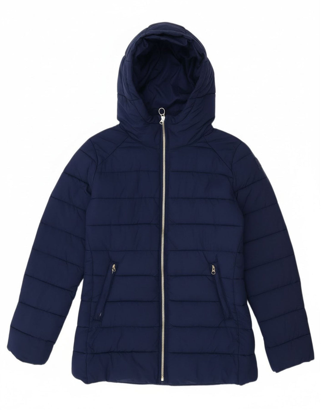 Invicta Girls Hooded Jacket 15-16 Years Navy Blue Polyester